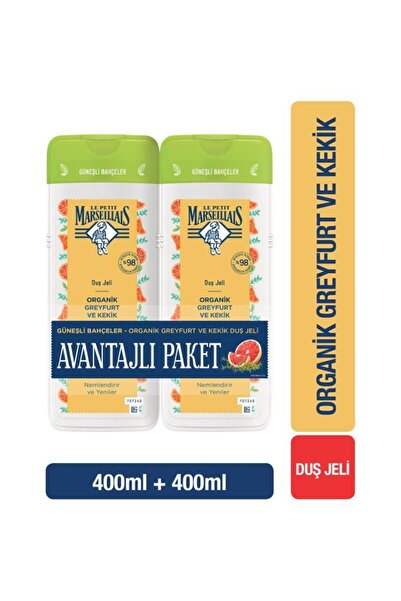Le Petit Marseillais Organik Greyfurt ve Kekik Duş Jeli 400ml x2