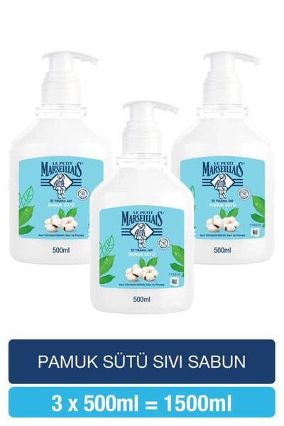 Le Petit Marseillais Sıvı Sabun Pamuk Sütü 500 ml x3