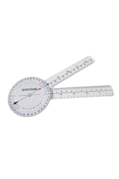 Goniometer 20 Cm, 360 Degree Plastic Eha Meter