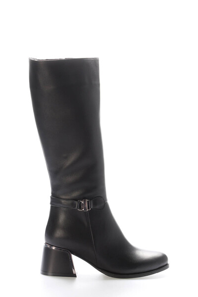 FAST STEP Дамски боти на танкетка от естествена кожа с косъм 064KZA267