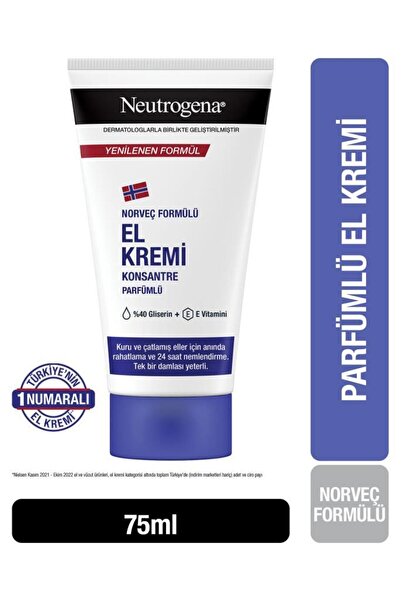 Neutrogena Norveç Formülü El Kremi Parfümlü 75 Ml