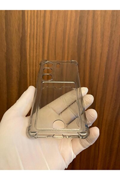 Newon Tecno Camon 40 Pro Transparent Card Holder Silicone Phone Case Cover (Cm7 Compatible)