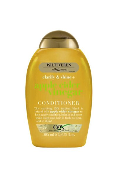 OGX Işıltı Veren Elma Sirkesi Sülfatsız Saç Bakım Kremi Yağlı Saçlar İçin 385 ml