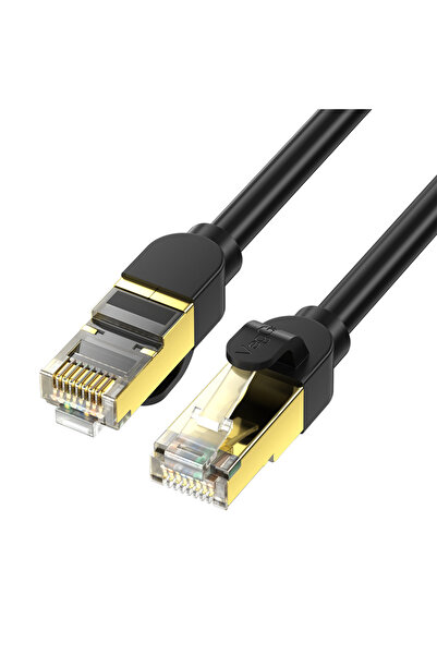 Veggieg CAT8 40Gbps 2000Mhz STP RJ45 Ethernet Kablosu 1 Metre