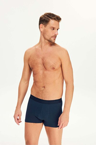House of Silk Micro Modal Extra Yumuşak Boxer Lacivert