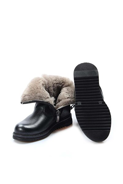 FAST STEP Hakiki Deri Kürklü Unisex Çocuk Klasik Bot 770KPA202