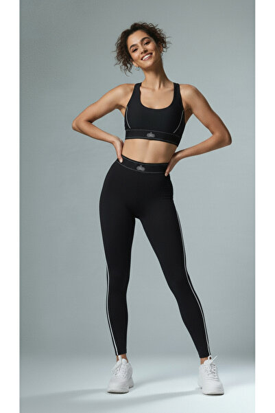 HepsitrentStore Shapewear Model Slim Fit Bustier Leggings Two-Piece Set