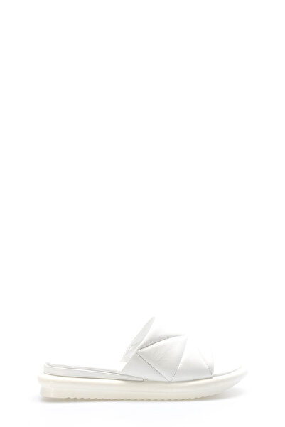 FAST STEP Hakiki Deri Kadın Düz Terlik 227ZAOP04