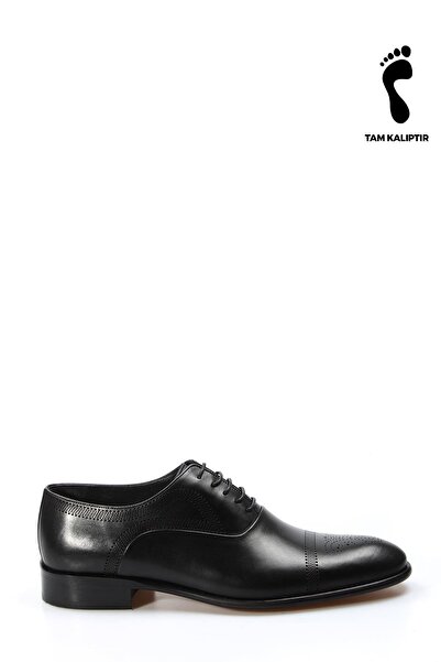 FAST STEP Hakiki Deri Kösele Erkek Klasik Ayakkabı 893MA4403