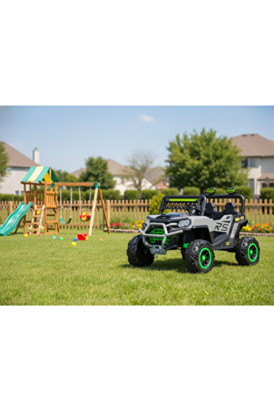 Family Center Kids Electric Ride-On Car 6V Dual 380 Motors with Bluetooth, R/C & Front/Rear Swing 10-2501GR