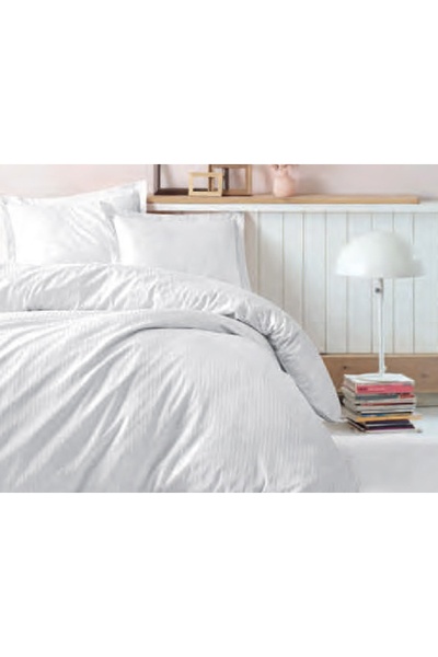 Talis Elegant White Stripe Lingerie (Satin Deluxe)