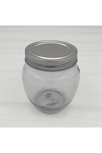 B&D Glass Storage Jar with Metal Lid, 250 ml, Round