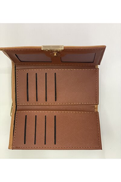 PurpleART Women's Cat Detailed Large Size Horizontal Wallet 10X17X5Cm