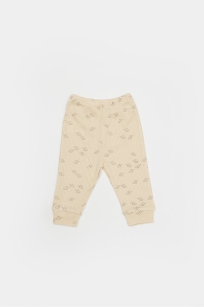 BabyCosy 3-piece set: blouse, pants and hat Printed, BabyCosy, 50% modal+50% cotton, Stone, 3-6 Months