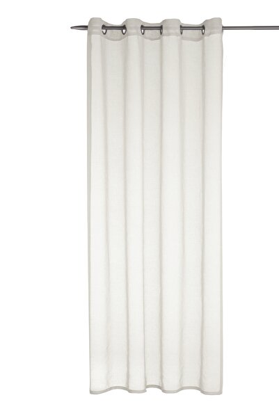 Unique Décor for Unique Homes CURTAIN WITH RINGS BOLZANO WHITE 280*135