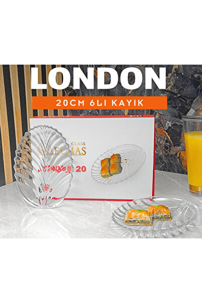 GLASS ELMAS London 20 CAM TABAK 6 parca