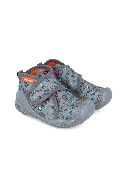 BIOMECANICS Indoor shoes ZAPATILLA MY FAMILY, gray -Size: 18 (10.8-11.5 cm)