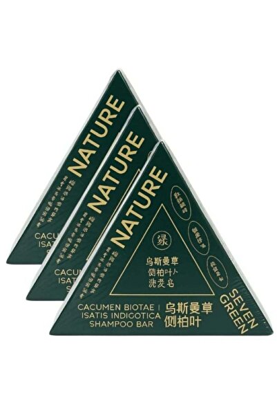 seven creen شامبو مثلث الطبيعة من سيفين جرين، صابون الطبيعة الأخضر من سيفين ج...