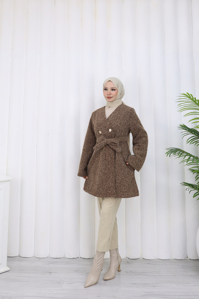 sorisso Düğmeli Keçe Hırka