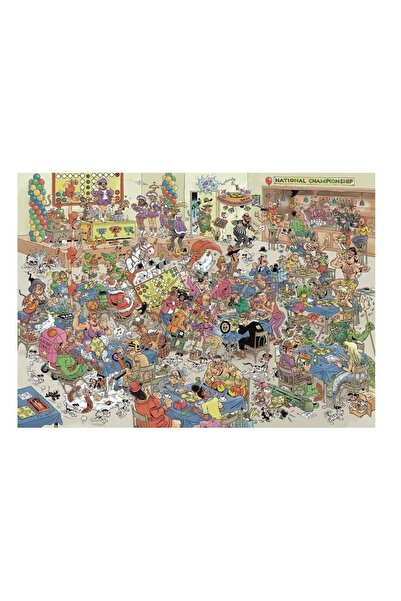 Jumbo 1000-piece Puzzle - Jan van Haasteren - Ludo Battle (00482)
