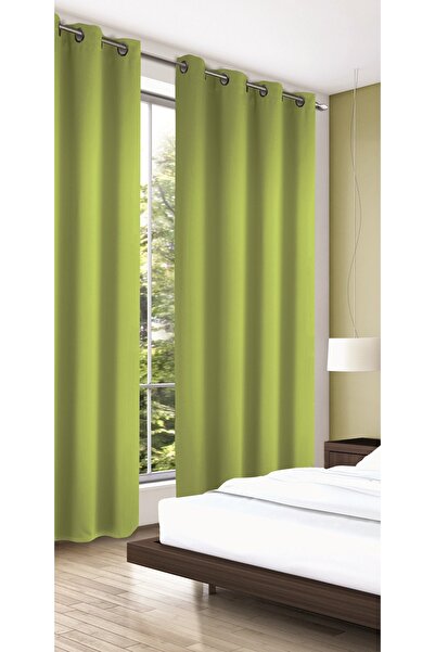 Unique Décor for Unique Homes CURTAINS WITH GREEN RINGS 245*140