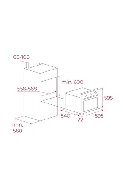 Teka Beyaz Ankastre Set (HAK 627 WH - GBC 75030 WH - TVT 60.1 WH)