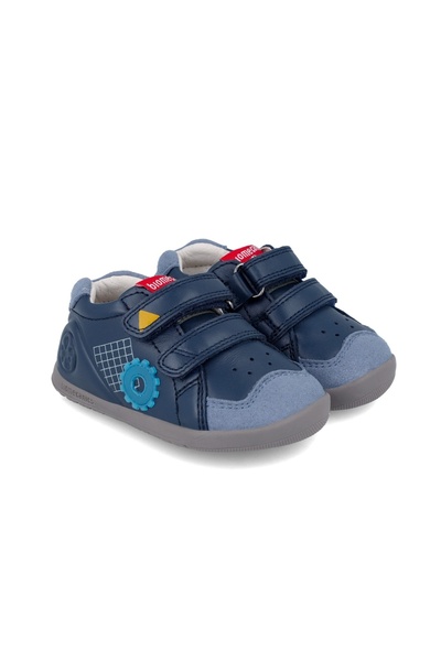 BIOMECANICS First Steps Sneakers for Children 241161, navy blue - Size: 24 (14.8-15.4 cm)