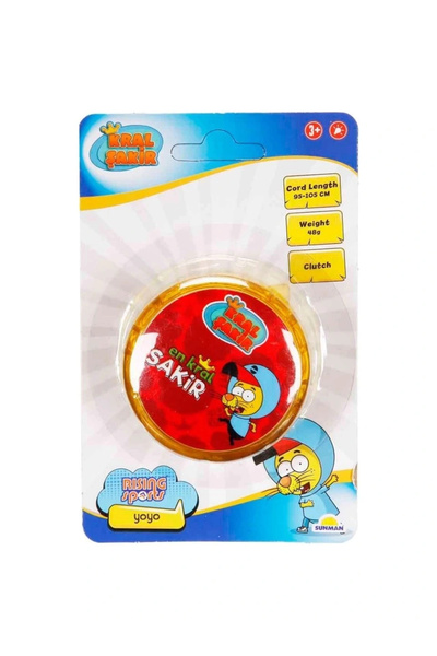ByCaretta Kral Şakir Yoyo 6cm Sarı Işıklı