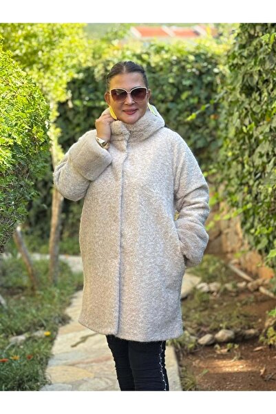 Punta Otantik Nc8028 Fur Buttoned Italian Felt Coat Mink