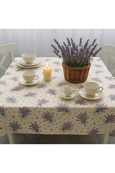 Pucioasa Teflon-coated cotton tablecloth 140x180 cm, lavender purple