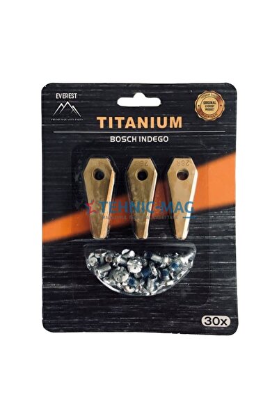 Everest Lamă pentru mașina de tuns iarba robotizată Bosch Indego (titan)