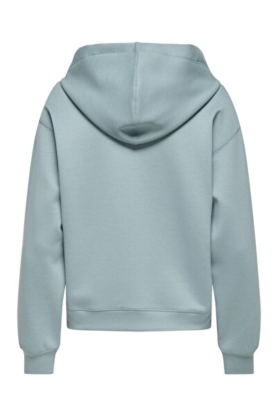 ONLY Кадин Мави Онлалина Лайф L/s Принт Худ Суит Суитшърт 15360223-Арона