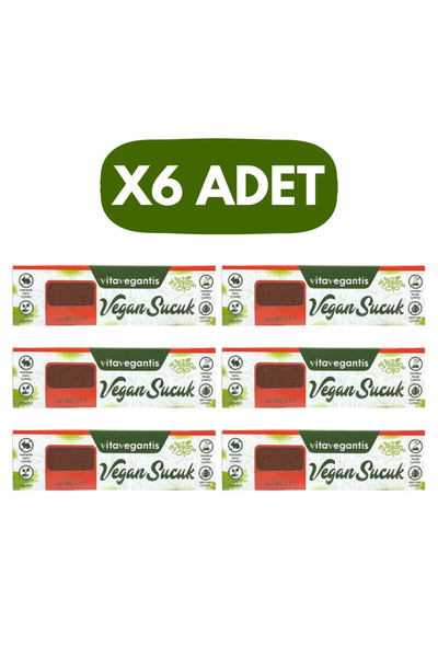 Vita Vegantis Vegan Sucuk 150 gr X 6