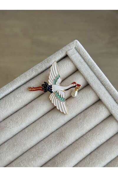 İREM YILDIZ Yeni Moda Kuş Temalı Şık Broş
