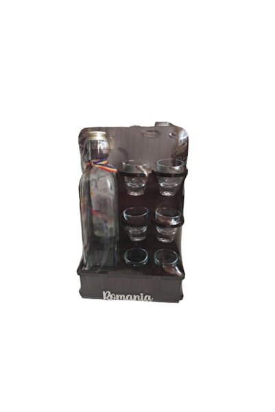 Enger Bottle holder and 6 glasses - 20x28, 6x9 cm, Es 16898