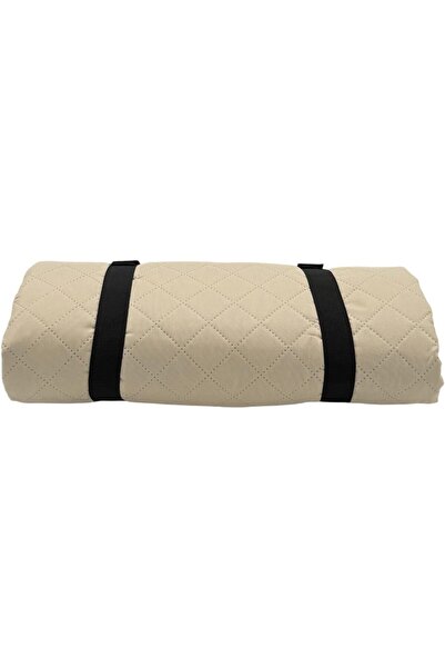 B&D بطانية نزهة خارجية، مقاومة للماء، مبطنة، 140 × 170 سم، لون أبيض فاتح