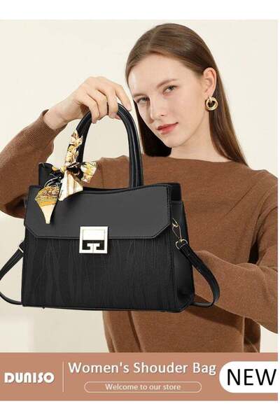 DUNISO Women's Large-capacity Shoulder Bag, Fashion Elegant Handbag, Multi-po...