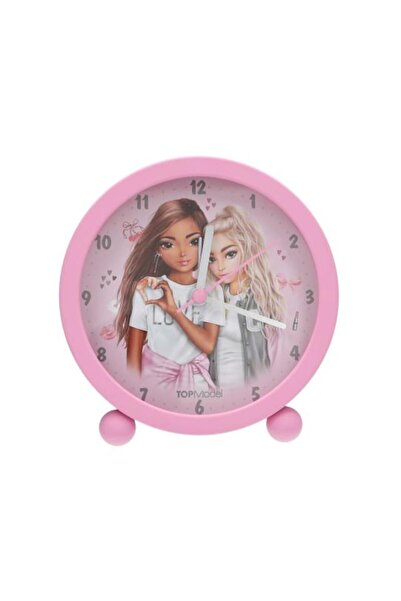 Top Model Top Model table clock, alarm, pink, diameter 11cm