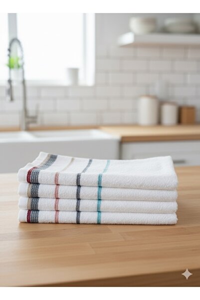 Truva Grup Set 12 Prosoape 30x30 cm din Bumbac 100%, 450 g/mp