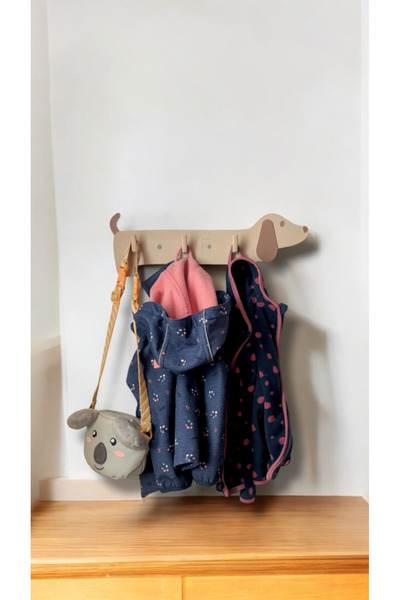 studyotridi Köpek Şekilli Tasarım Askılık 3 Kancalı