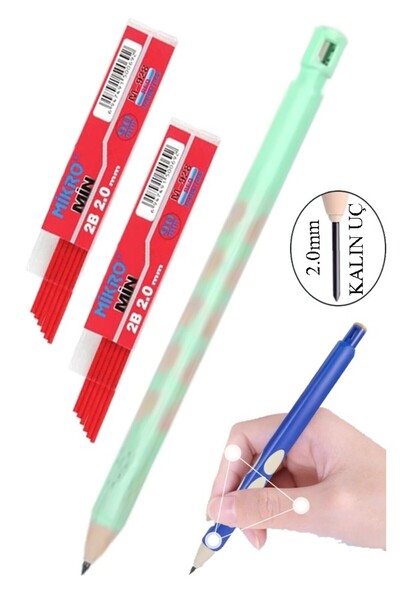 Artlantis Thick Tip Versatile Pen 2.0 mm Light Green 1 Piece and 2.0 mm Thick...