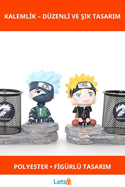 Letsii حامل أقلام ناروتو من البوليستر، إكسسوار أنمي