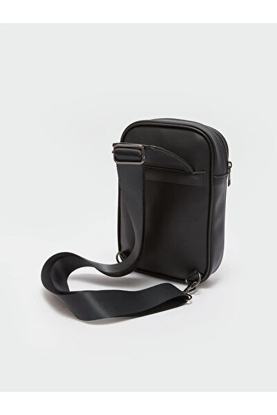 LC Waikiki Lcw Accessories Black Leather Look Men's Chest Bag