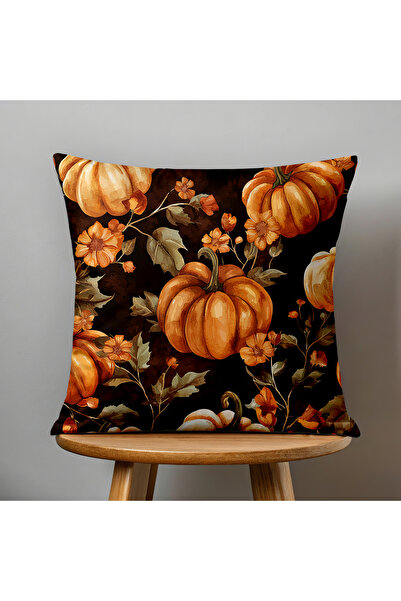 Filamente Double-Sided Digital Printing Throw Pillow Cover Autumn / Pumpkin Pattern
