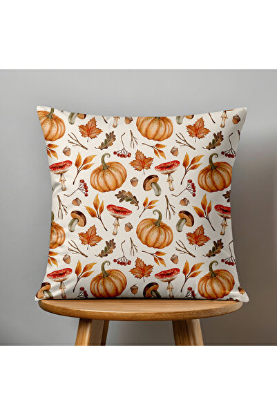 Filamente Double-Sided Digital Printing Throw Pillow Cover Autumn / Pumpkin Pattern