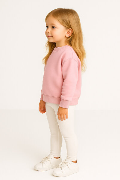 Motebarn Wear Girls' Bow Corded Fabric Tights