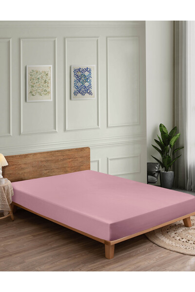 Vivesta Home 100% Cotton Combed Elastic Fitted Sheet | Single and Double | Soft, Breathable Fabric – Color Options Available