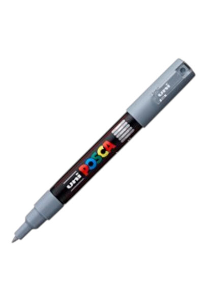 UNİ-BALL قلم تلوين يونيبال بوسكا 0.7 ذو أساس مائي فضي - (يوني-بي سي-1 إم) (إن)