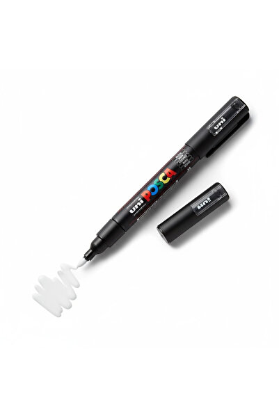 UNİ-BALL قلم تلوين يونيبال بوسكا 0.7 ذو أساس مائي - أسود - (UNİ-PC-1M) (N)