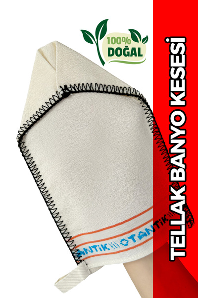 Otantik Kese Tellak Banyo Kesesi, Hamam Kesesi – %100 Doğal | Derin Cilt Temi...